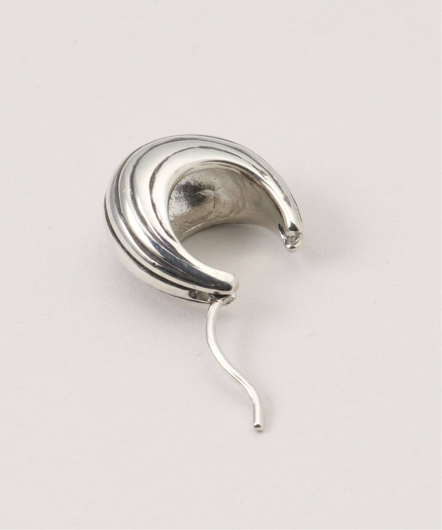 R.ALAGAN SHIMA HOOPS SILVER（ピアス（両耳用））｜EYETHINK 