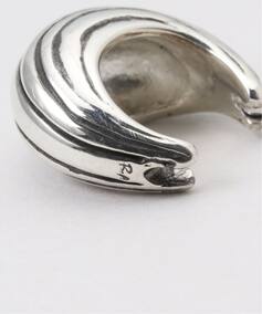 R.ALAGAN SHIMA HOOPS SILVER（ピアス（両耳用））｜EYETHINK 