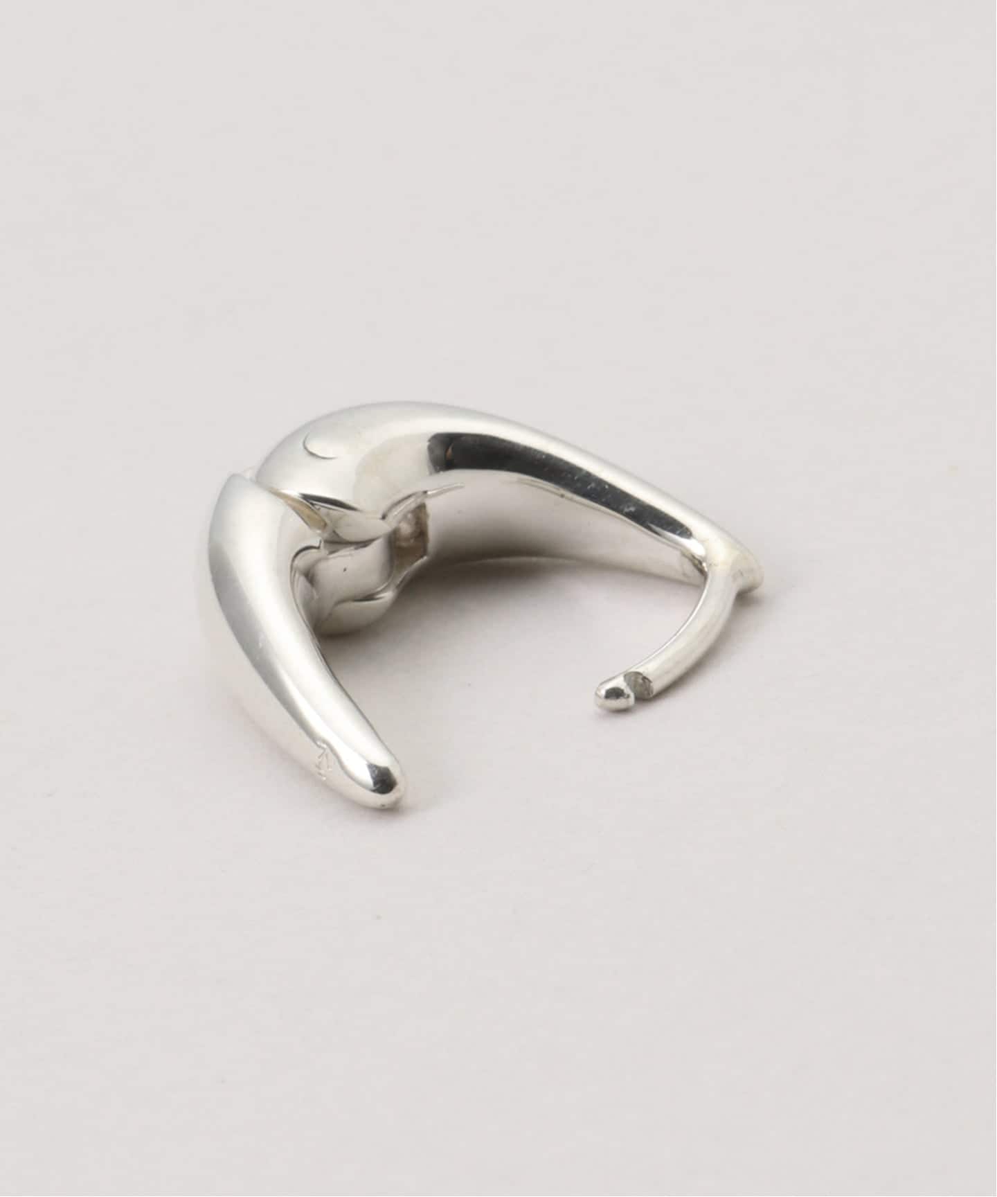 R.ALAGAN TINY TINY PUFFY HOOPS SILVER（ピアス（両耳用