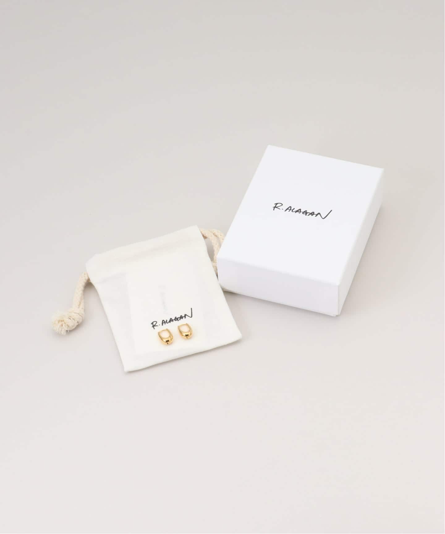 R.ALAGAN TINY TINY PUFFY HOOPS GOLD（ピアス（両耳用））｜EYETHINK