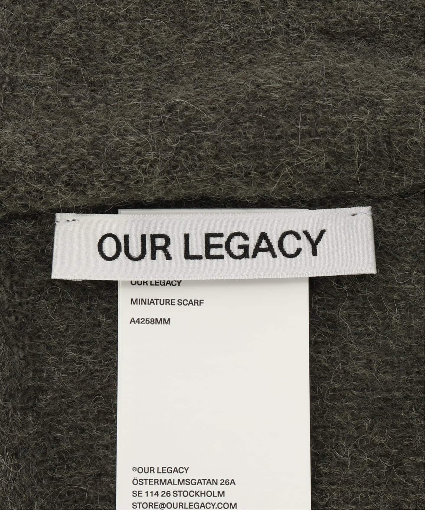 OUR LEGACY / アワーレガシー】MINIATURE SCARF Moss green