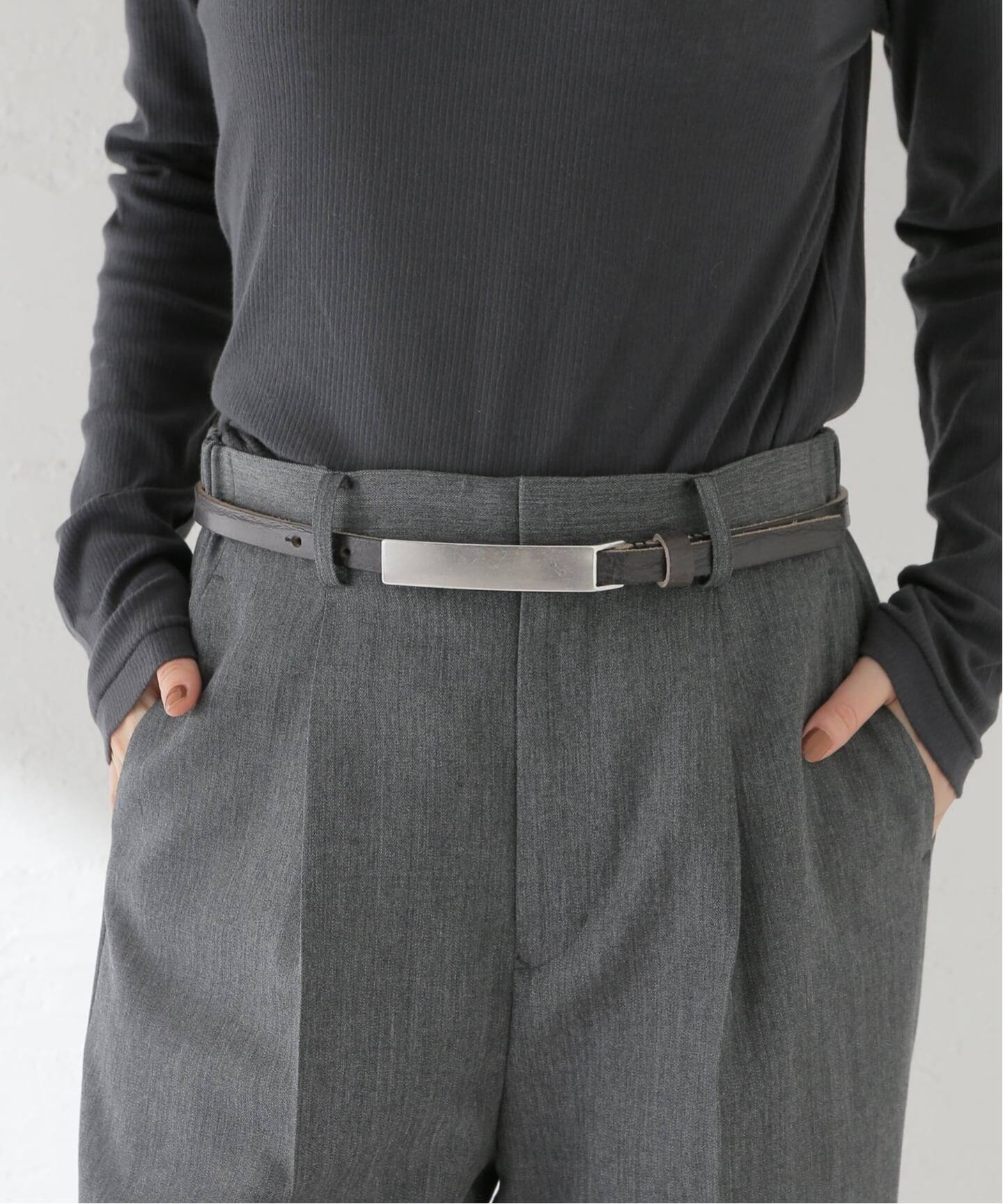 Our Legacy ブラック レザー ベルト 80 OUR LEGACY STRAP BELT 80 Black（ベルト）｜EYETHINK（アイシンク）の