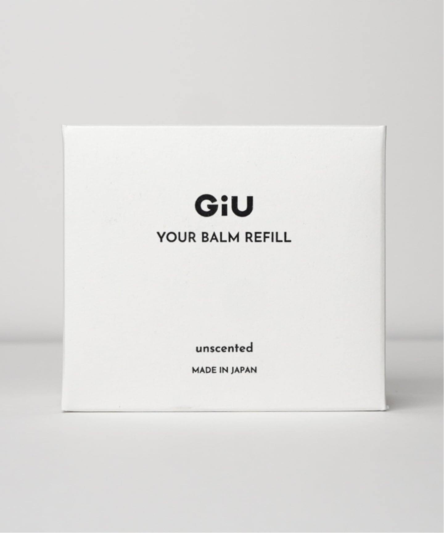 GiU/ギウ】YOUR BALM CASE SET 無香料（本体＋レフィル）（マルチ