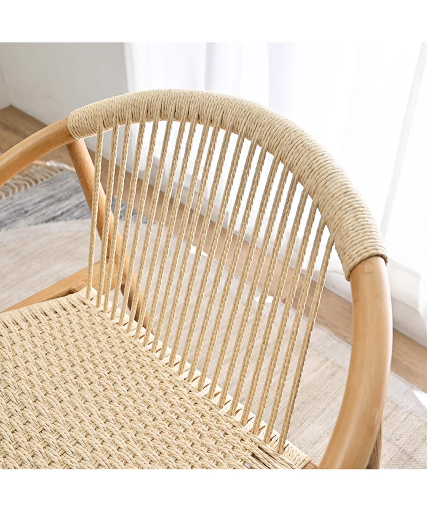 大型商品》【Sunflower Rattan/サンフラワーラタン】LOUNGE CHAIR NT