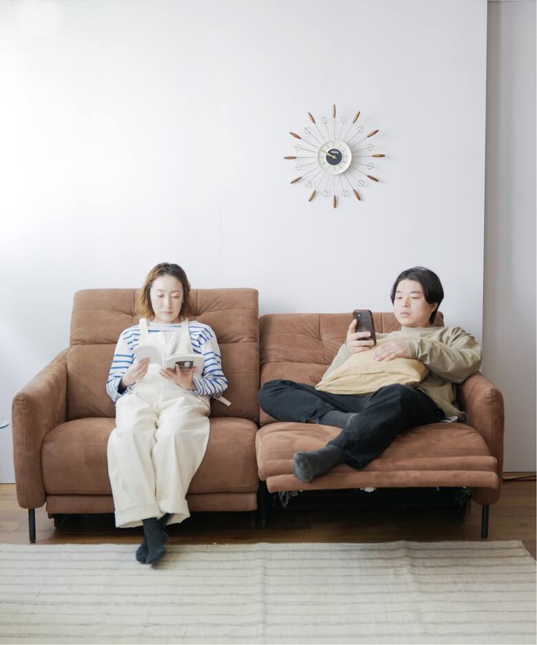 大型商品》SHEFFIELD RECLINING SOFA ブラウン シェフィールド 電動 
