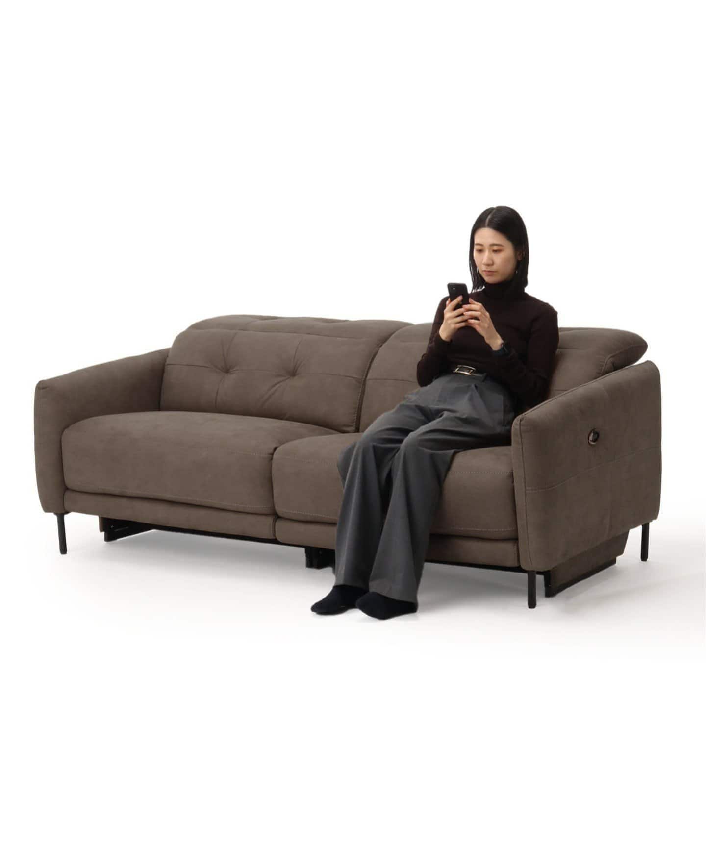 大型商品》SHEFFIELD RECLINING SOFA GREY シェフィールド 電動