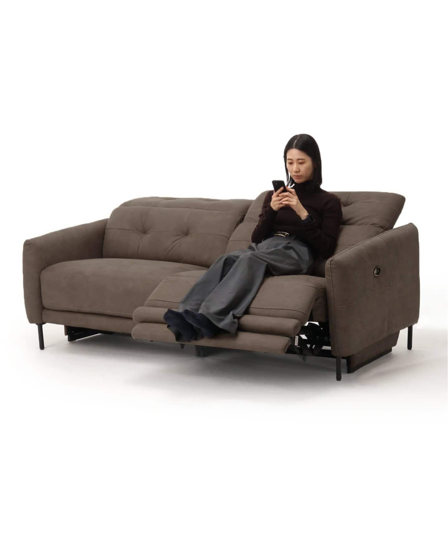 SHEFFIELD RECLINING SOFA グレー シェフィールド 電動ソファ