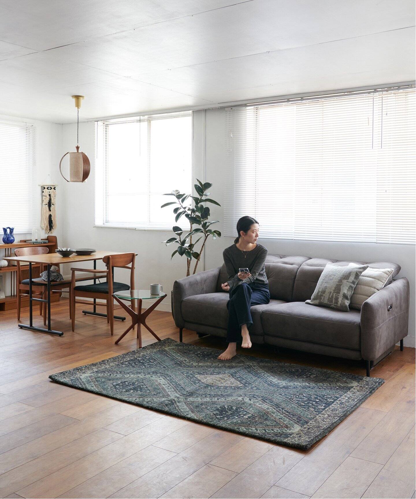 大型商品》SHEFFIELD RECLINING SOFA GREY シェフィールド 電動