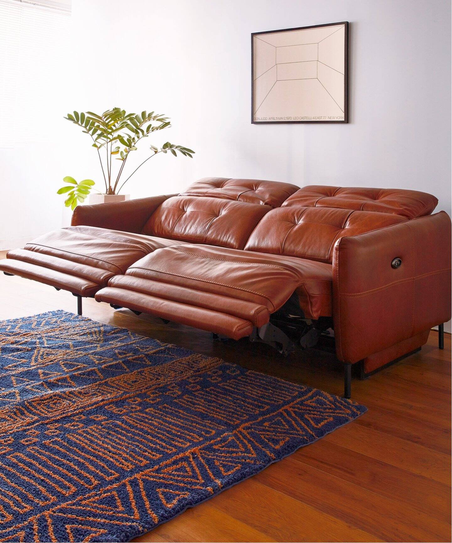 大型商品》SHEFFIELD SOFA LEATHER RB シェフィールド 電動 ソファ