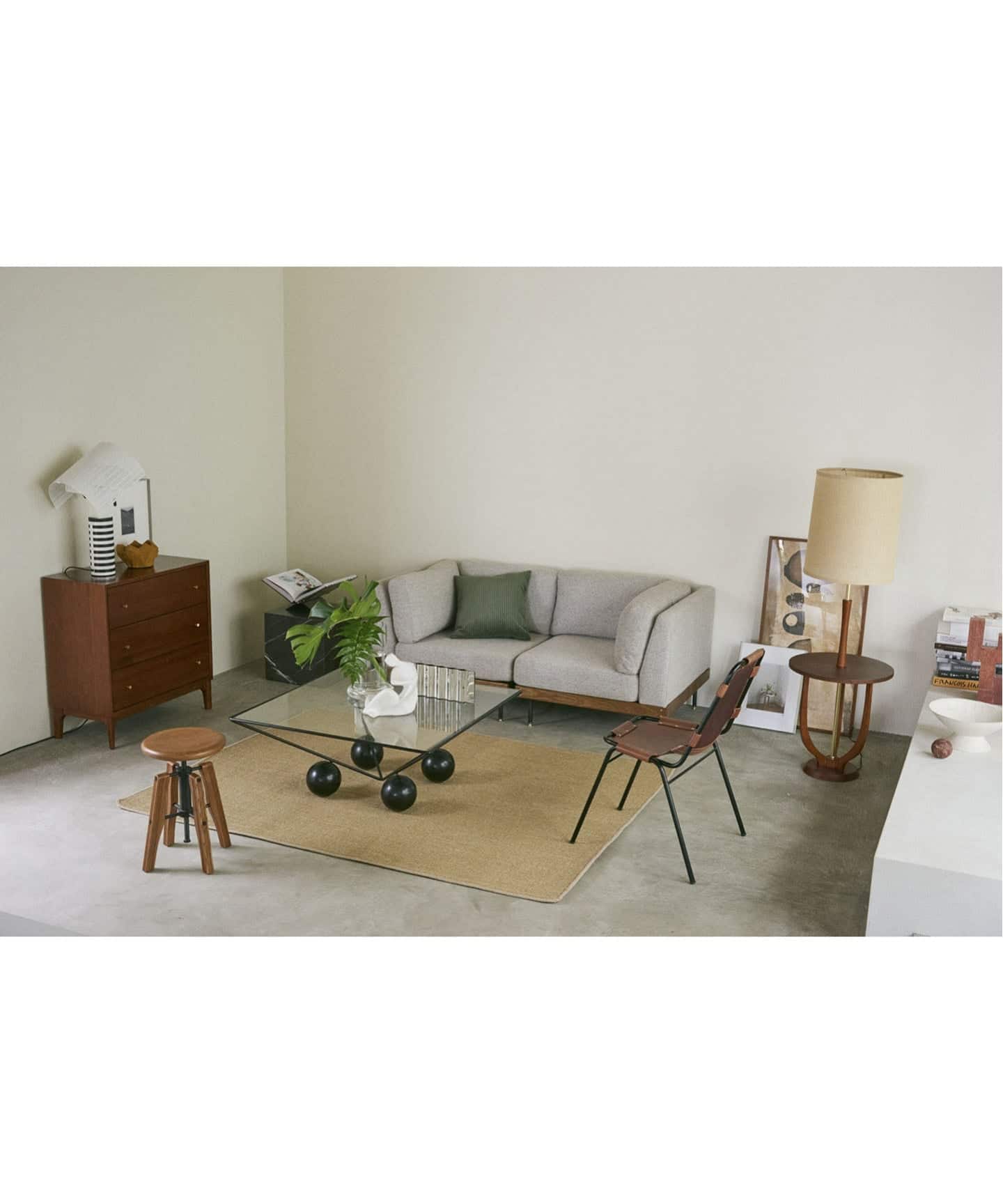 大型商品》LILLE CORNER SOFA 2ND 25(IVORY) リルコーナーソファ