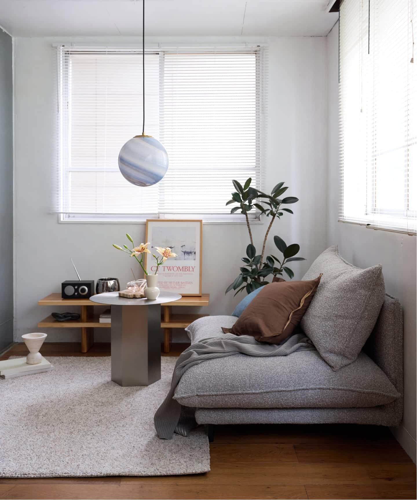 大型商品》PORTO SOFA Low W1200 Boucle(GRY) ポルトソファ グレー