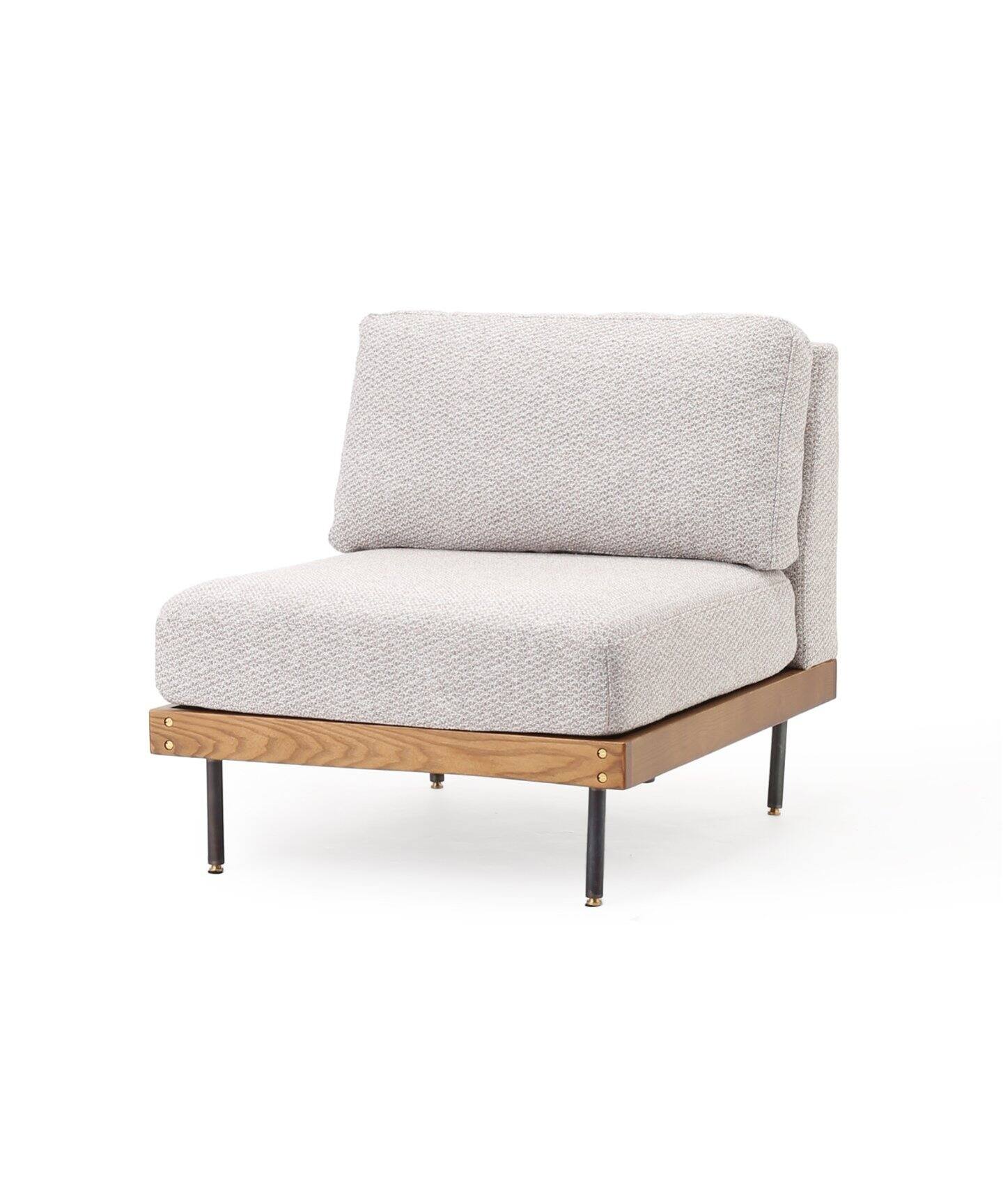 大型商品》LILLE SOFA 1P 2ND 25(IVORY) リルソファ（ソファ