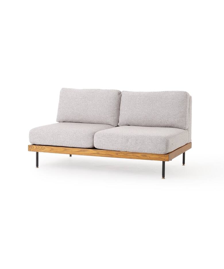 大型商品》LILLE SOFA 2P 2ND 25(IVORY) リルソファ（ソファ 