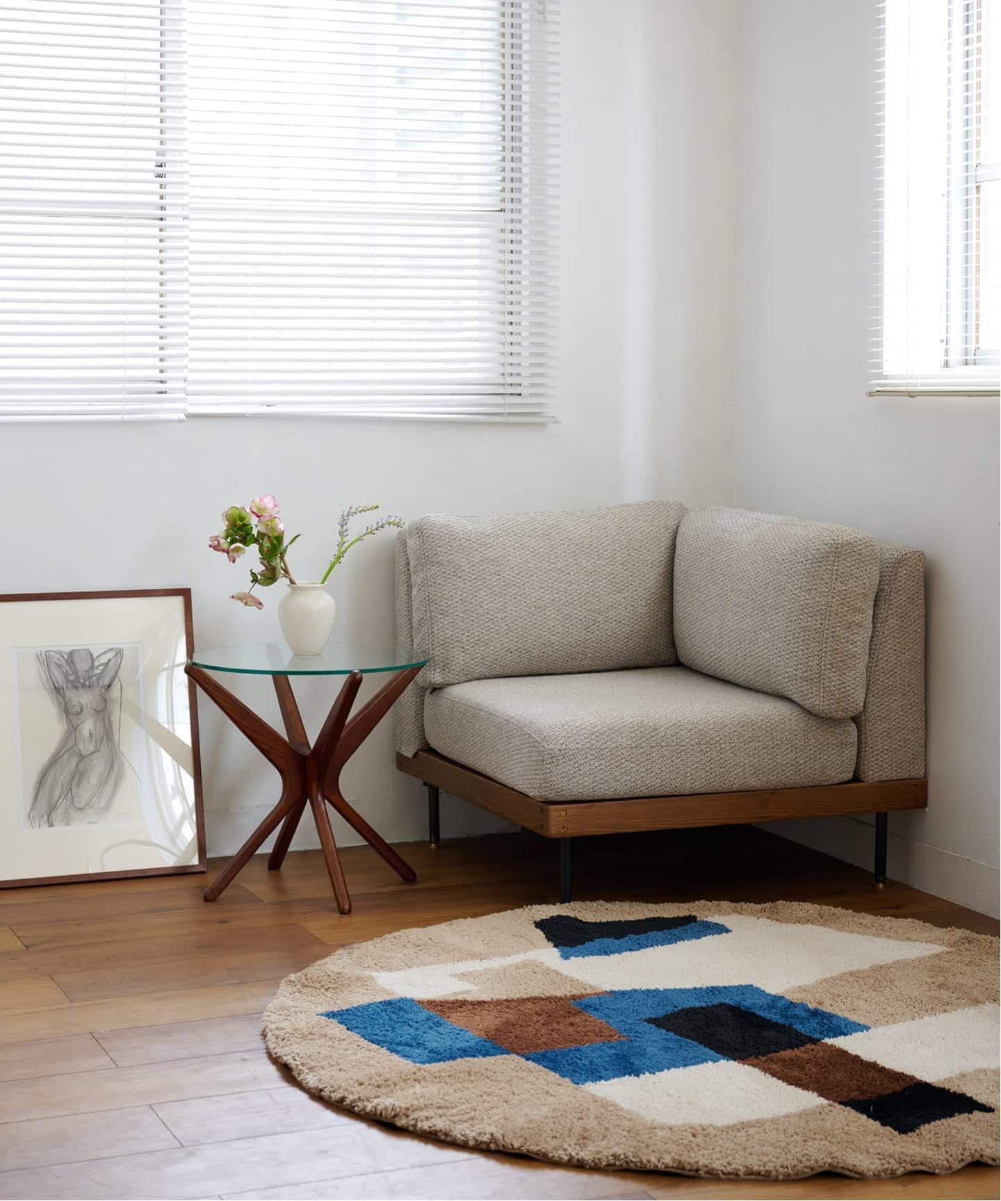 値下げ◎美品☆LILLE CORNER SOFA BE リル コーナーソファ 大型商品》LILLE CORNER SOFA 2ND VELVET BE リルコーナー