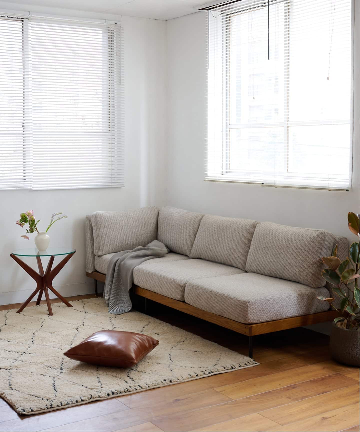値下げ◎美品☆LILLE CORNER SOFA BE リル コーナーソファ 大型商品》LILLE CORNER SOFA BE リル コーナー ソファ ベージュ