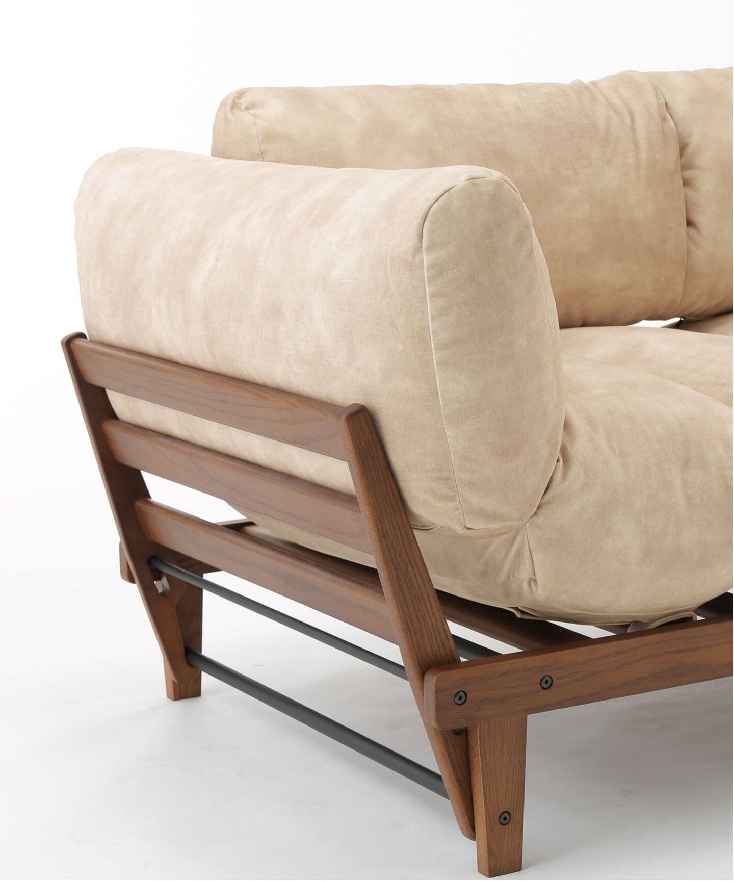 大型商品》ALVESTA SOFA 2ND VELVET BE アルベスタソファ ベージュ