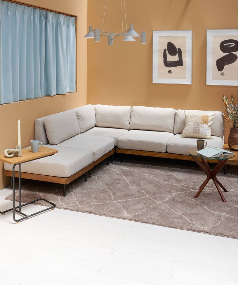 大型商品》LILLE CORNER SOFA 25AW Fabric(I) リルコーナーソファー 