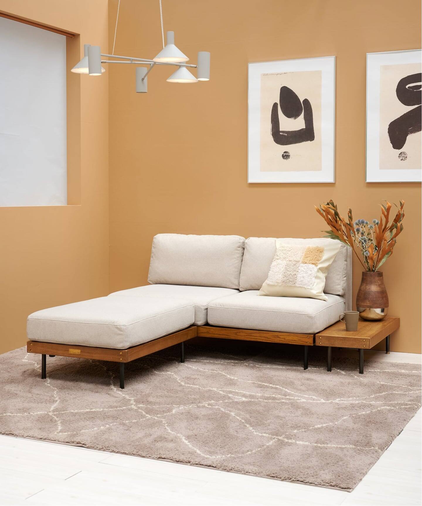 LILLE OTTOMAN 2NDリルオットマン ベージュ60.5x79.5cm LILLE OTTOMAN