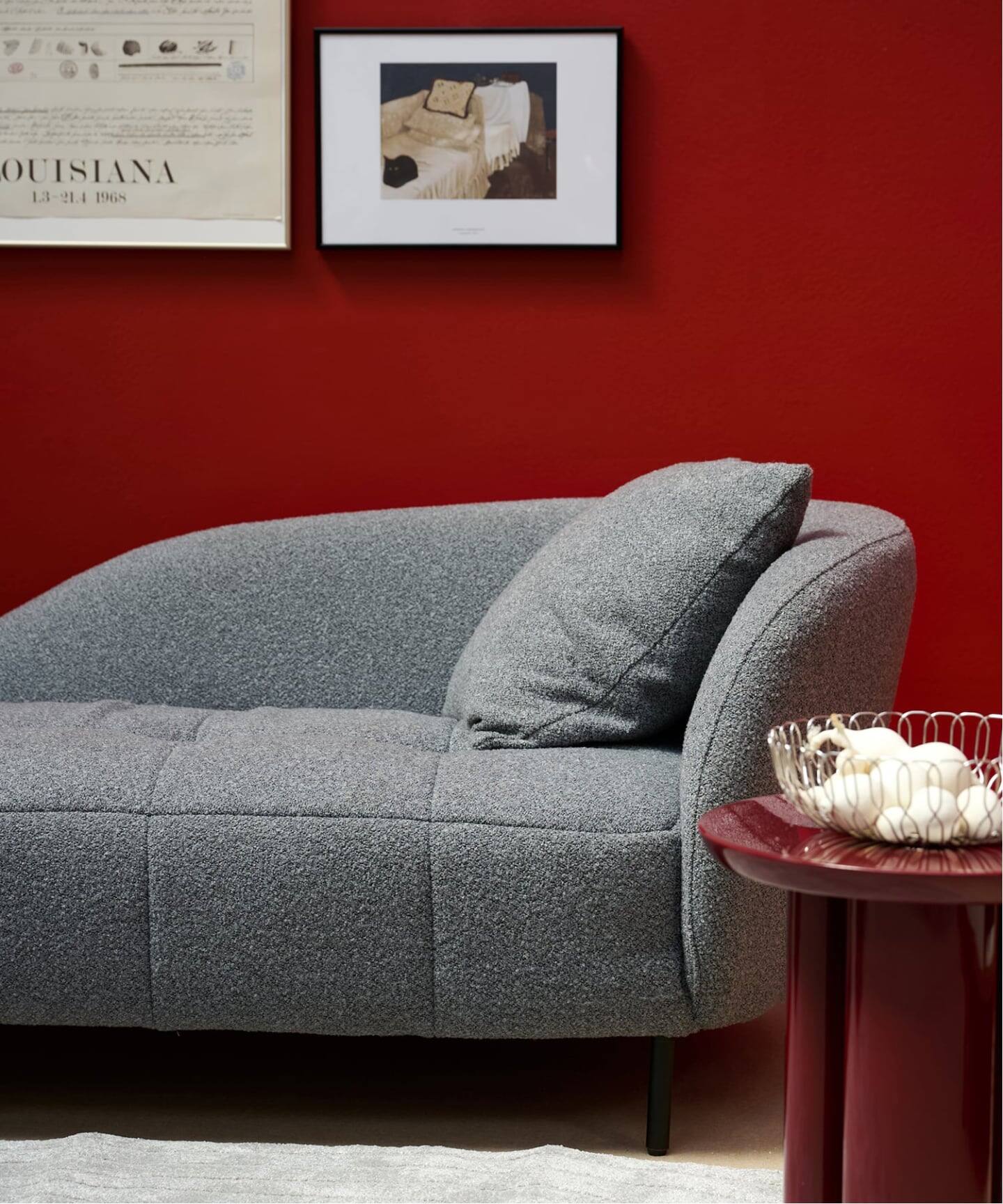 ジャーナルスタンダードファニチャー　アノールソファ 右アーム 大型商品》ANOR SOFA LEFT ARM GY アノールソファ 左アーム グレー