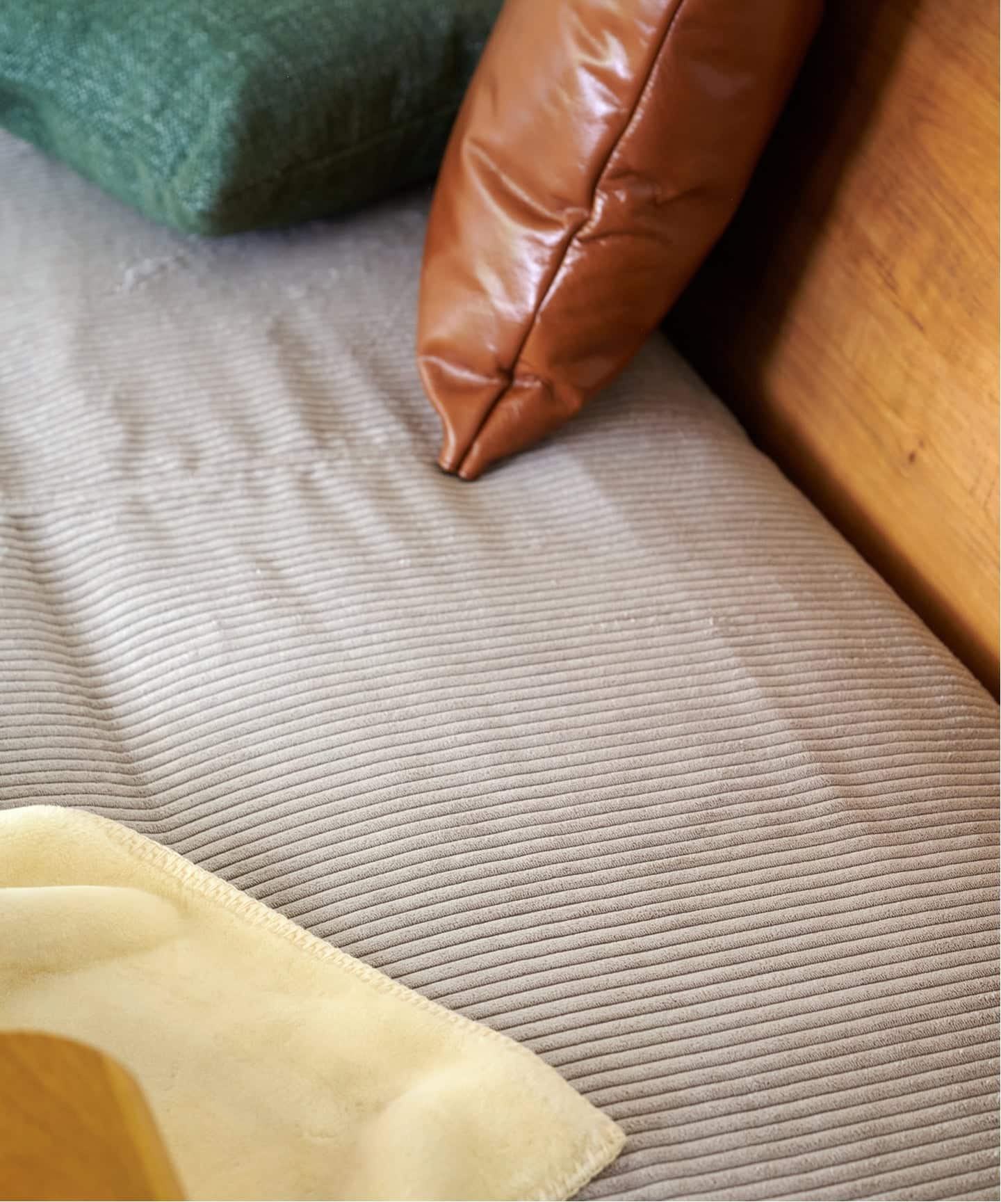 予約》HABITAT EASY COVER_W1800_Corduroy(BE) ハビタソファ