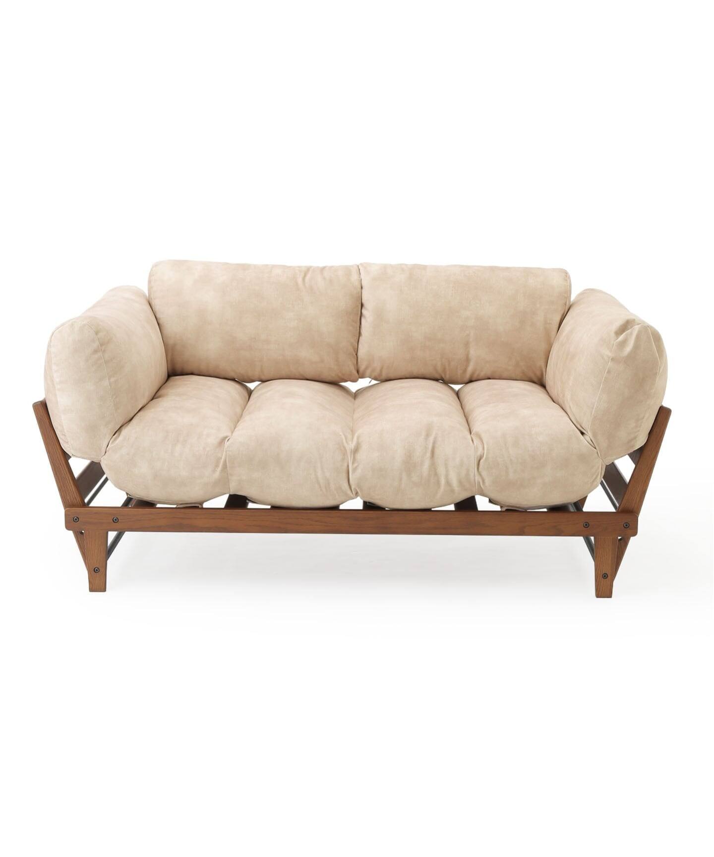 大型商品》ALVESTA SOFA 2ND VELVET BE アルベスタソファ ベージュ