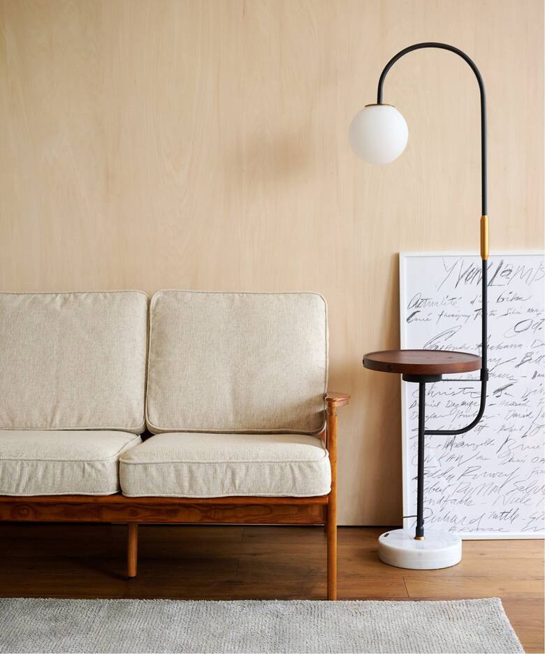 大型商品》WICKER SOFA 2P (IV) ウィッカーソファ アイボリー（ソファ 