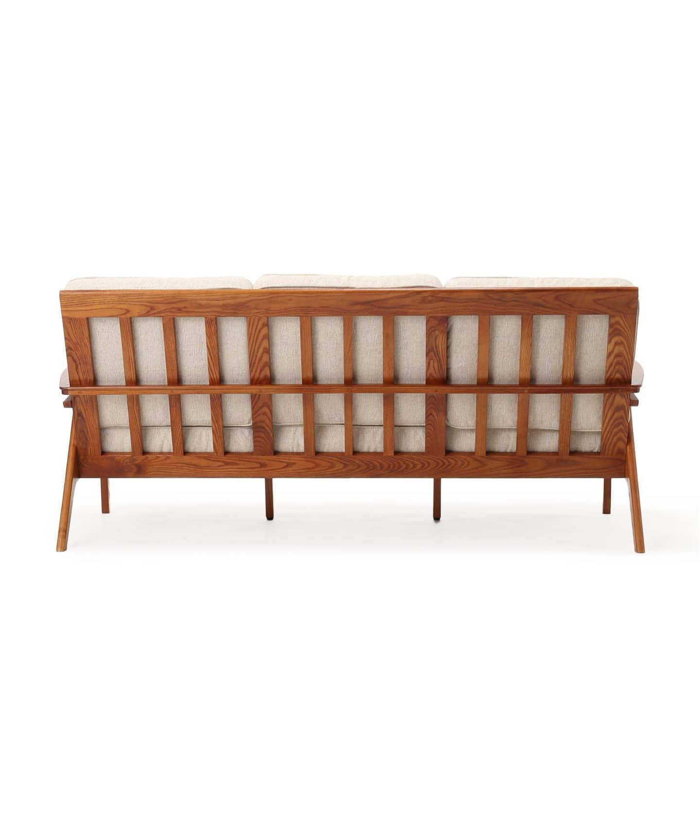 大型商品》WICKER SOFA 3P (IV) ウィッカーソファ アイボリー