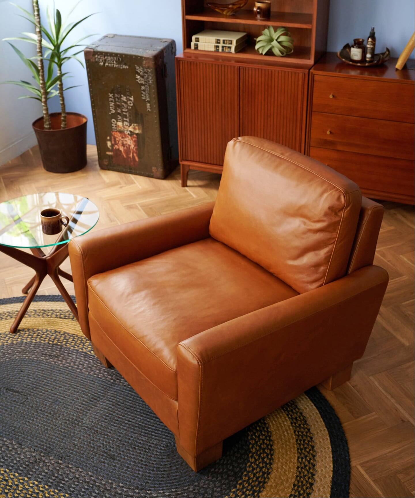 予約》《大型商品》FRESNO SOFA 1P 2nd フレスノソファ（ソファ