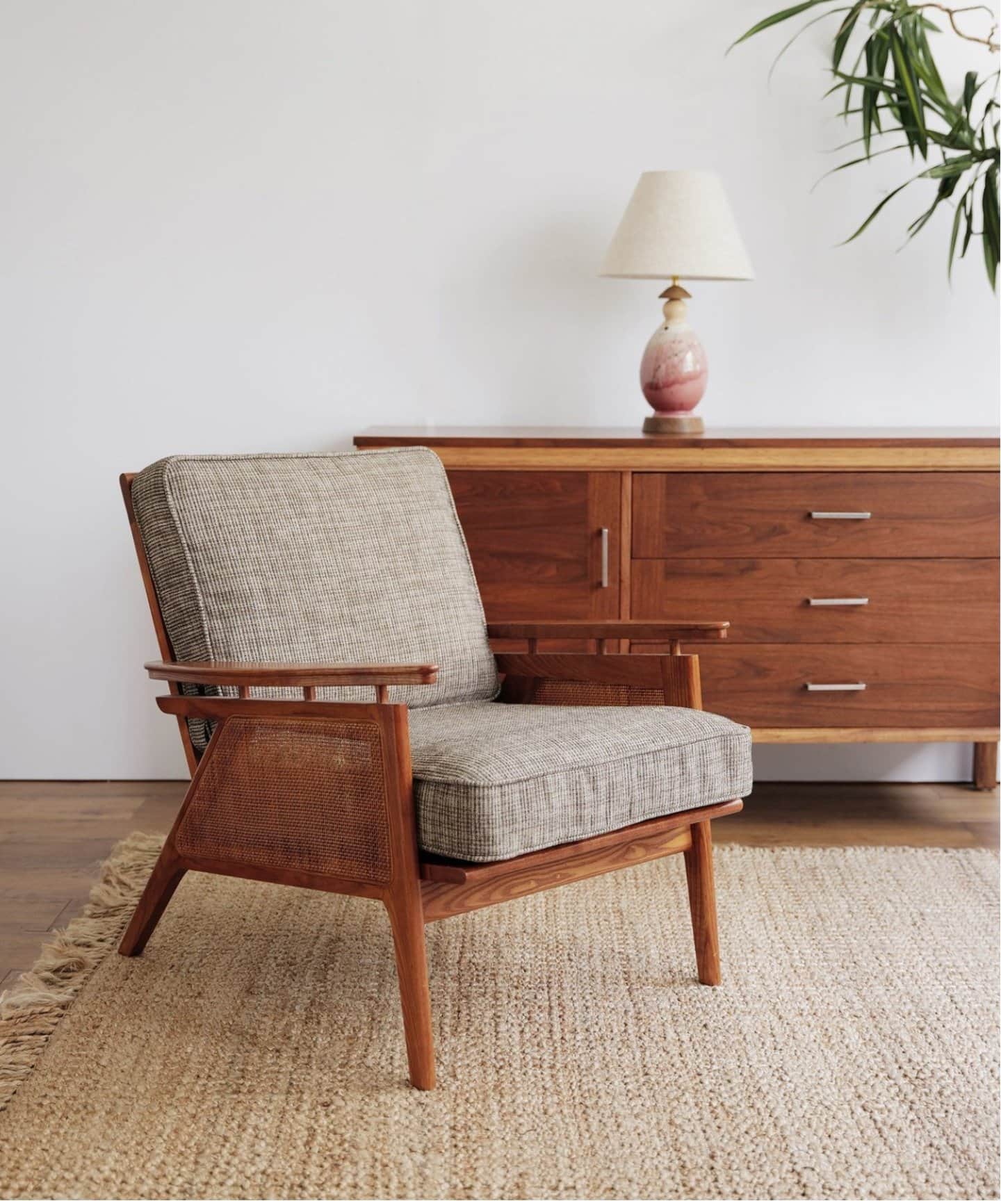 予約》《大型商品》WICKER LOUNGE CHAIR ウィッカーラウンジ