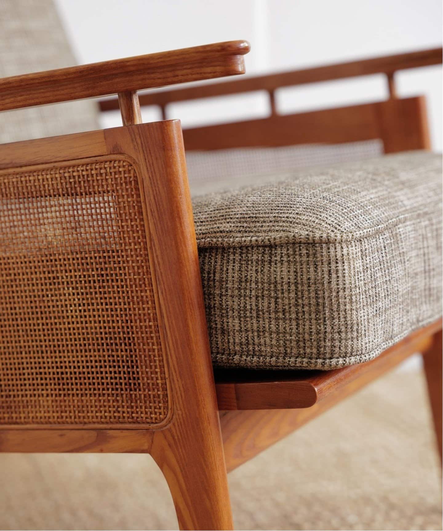 大型商品》WICKER LOUNGE CHAIR ウィッカーラウンジチェア（ソファ