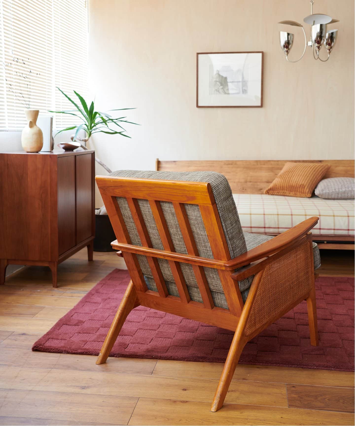 予約》《大型商品》WICKER LOUNGE CHAIR ウィッカーラウンジ