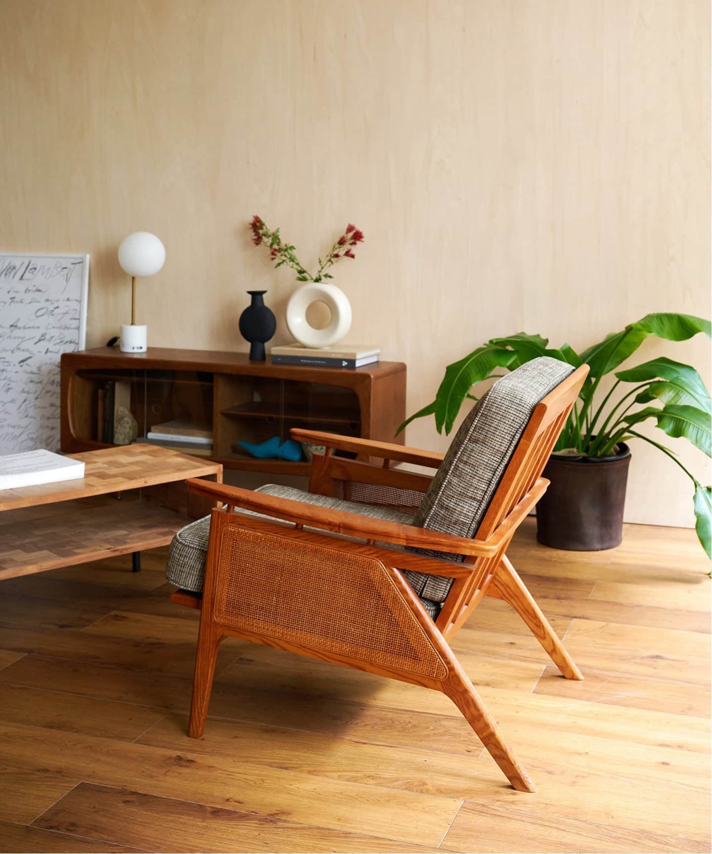 大型商品》WICKER LOUNGE CHAIR ウィッカーラウンジチェア（ソファ