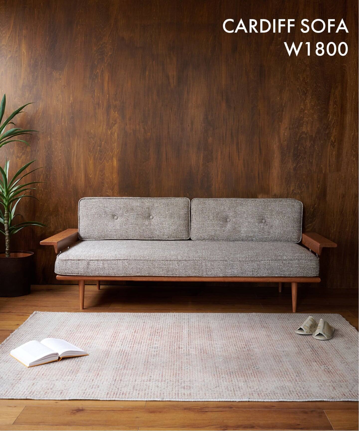 予約》《大型商品》CARDIFF SOFA W1800 2nd BEIGE カーディフソファ 