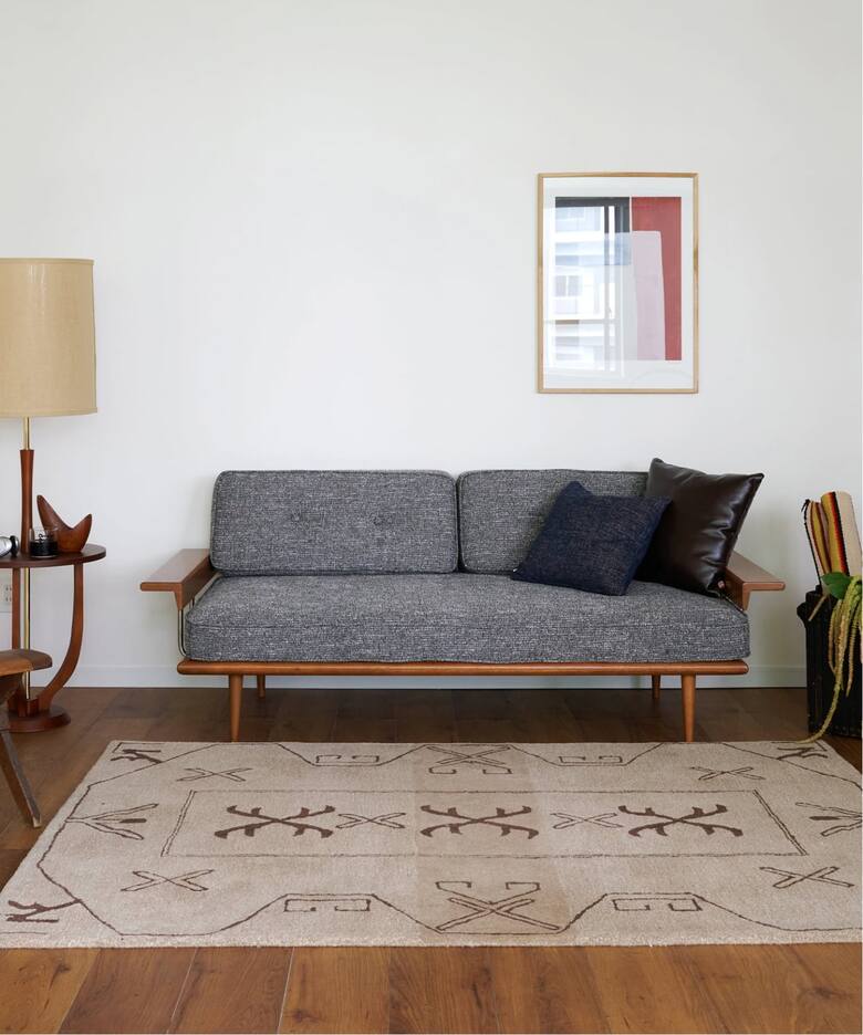 大型商品》CARDIFF SOFA W1800 2nd GRAY カーディフソファ（ソファ 