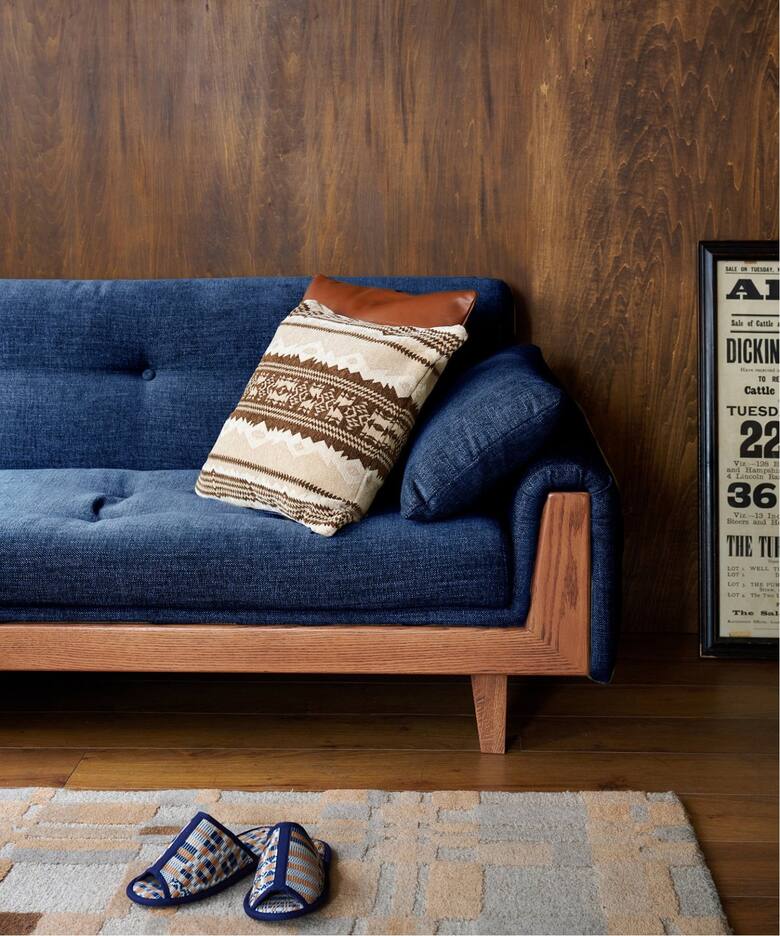 大型商品》WINDAN SOFA W1720 2nd NAVY ウィンダンソファ（ソファ 