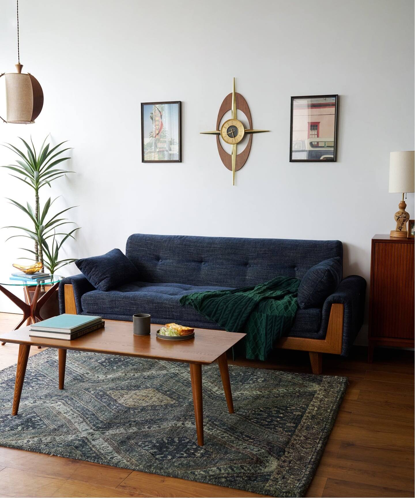 予約》《大型商品》WINDAN SOFA W1920 2nd NAVY ウィンダンソファ 