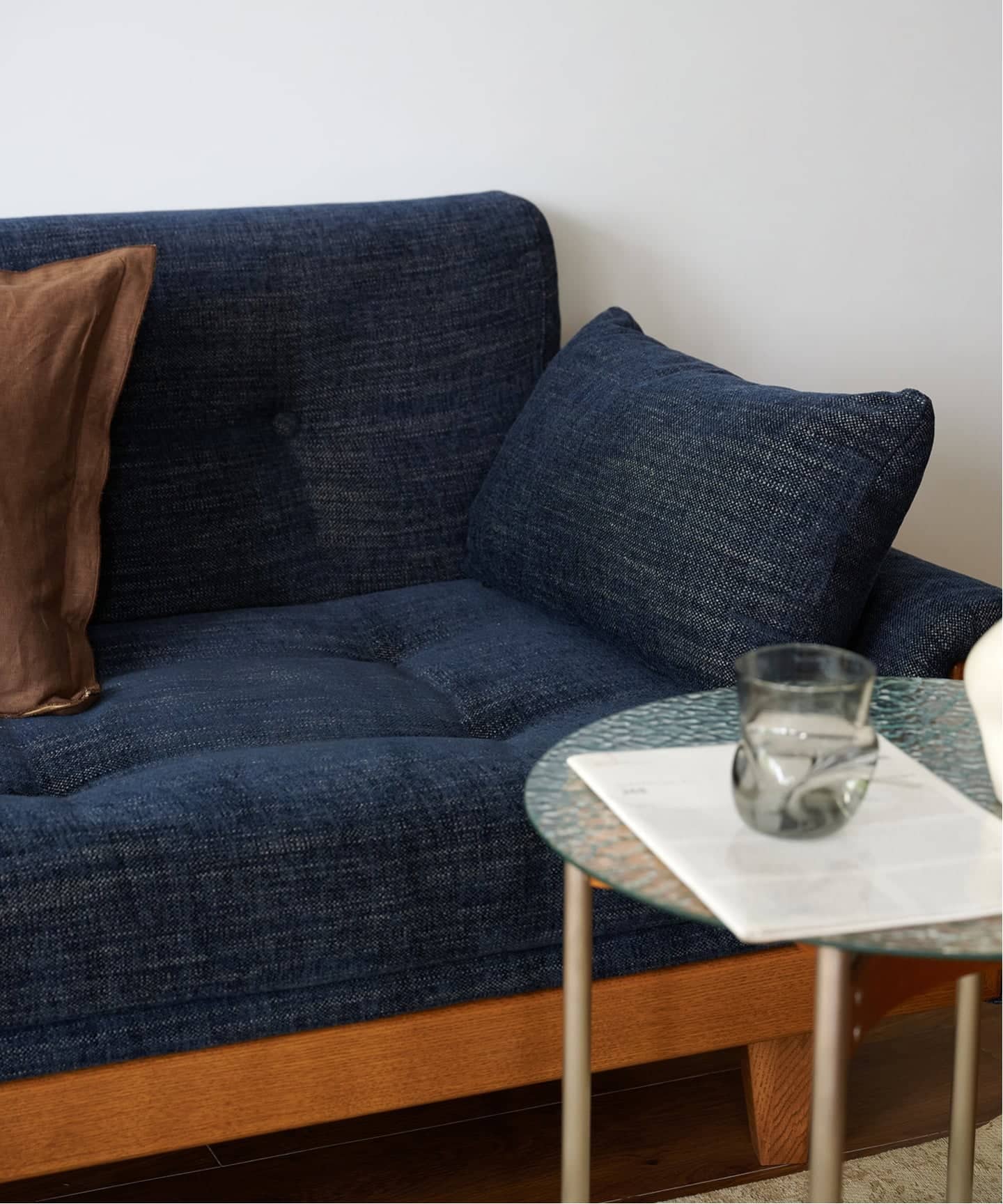 大型商品》WINDAN SOFA W1920 2nd NAVY ウィンダンソファ（ソファ