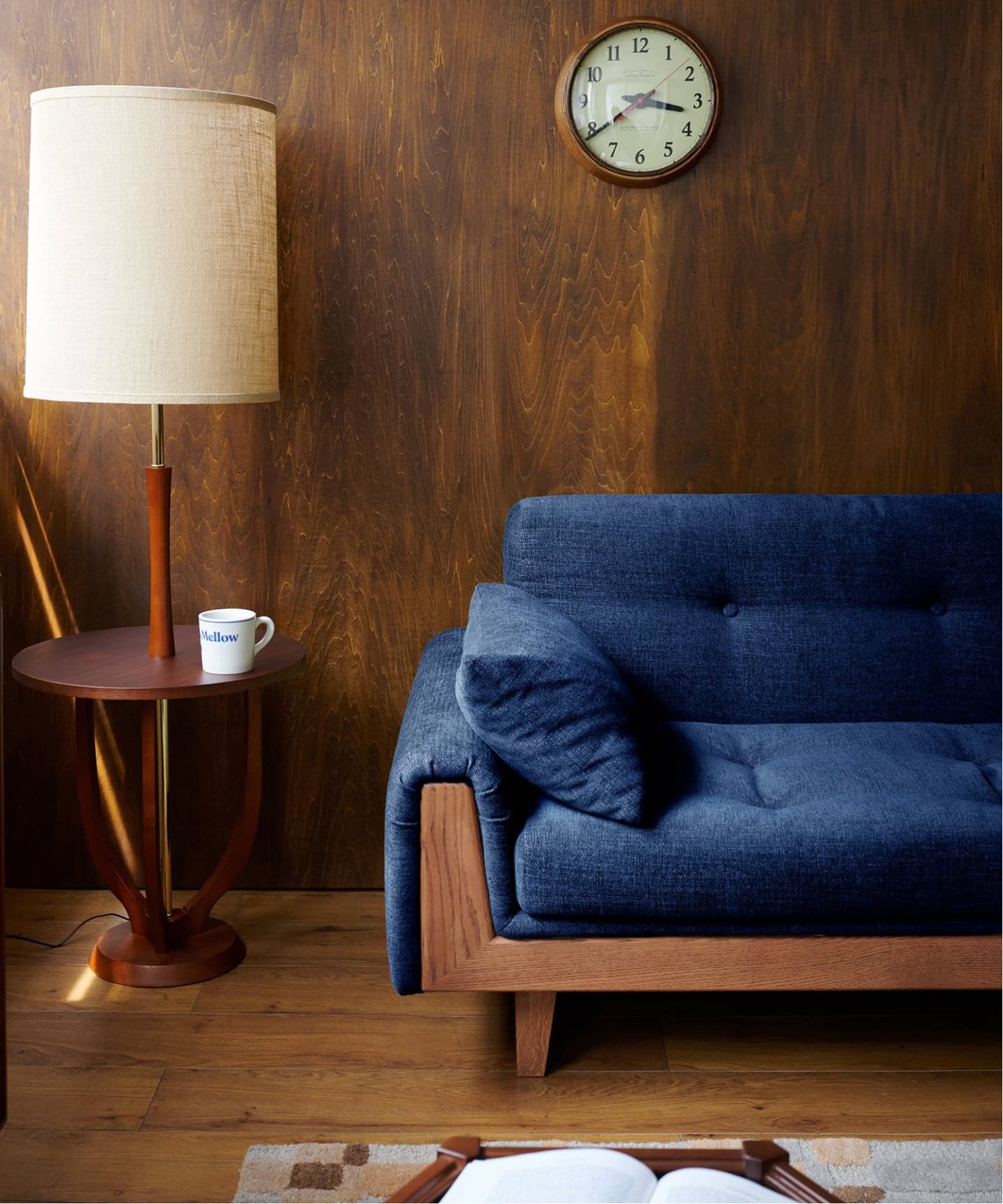 大型商品》WINDAN SOFA W1920 2nd NAVY ウィンダンソファ（ソファ