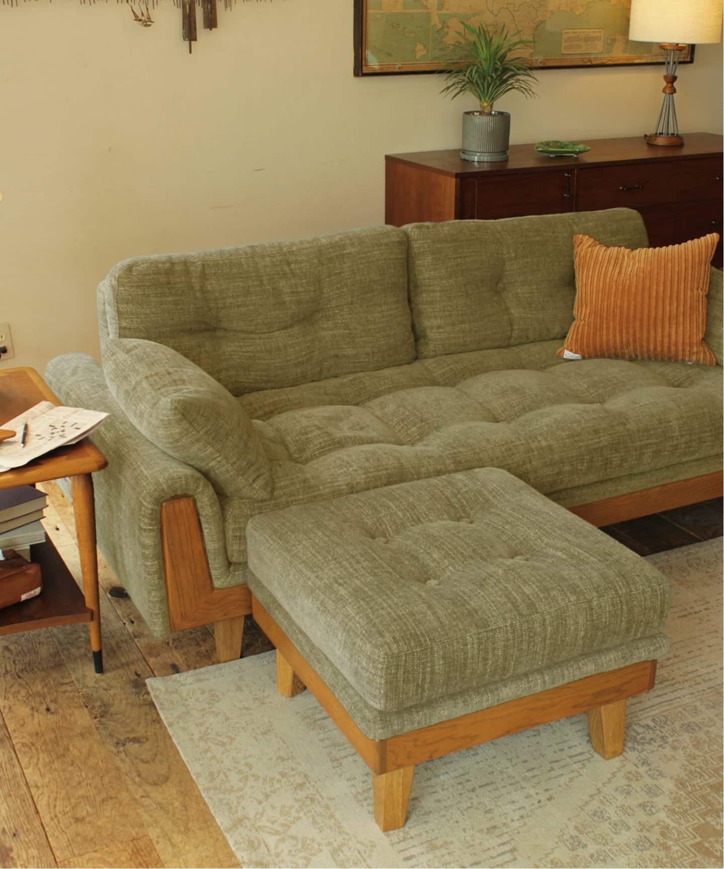 ACME Furniture WINDAN OTTOMAN ウィンダンオットマン 予約》《大型商品》WINDAN OTTOMAN 2nd NAVY ウィンダン オットマン