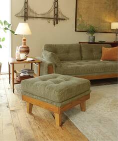 大型商品》WINDAN OTTOMAN 2nd GREEN ウィンダン オットマン（ソファ