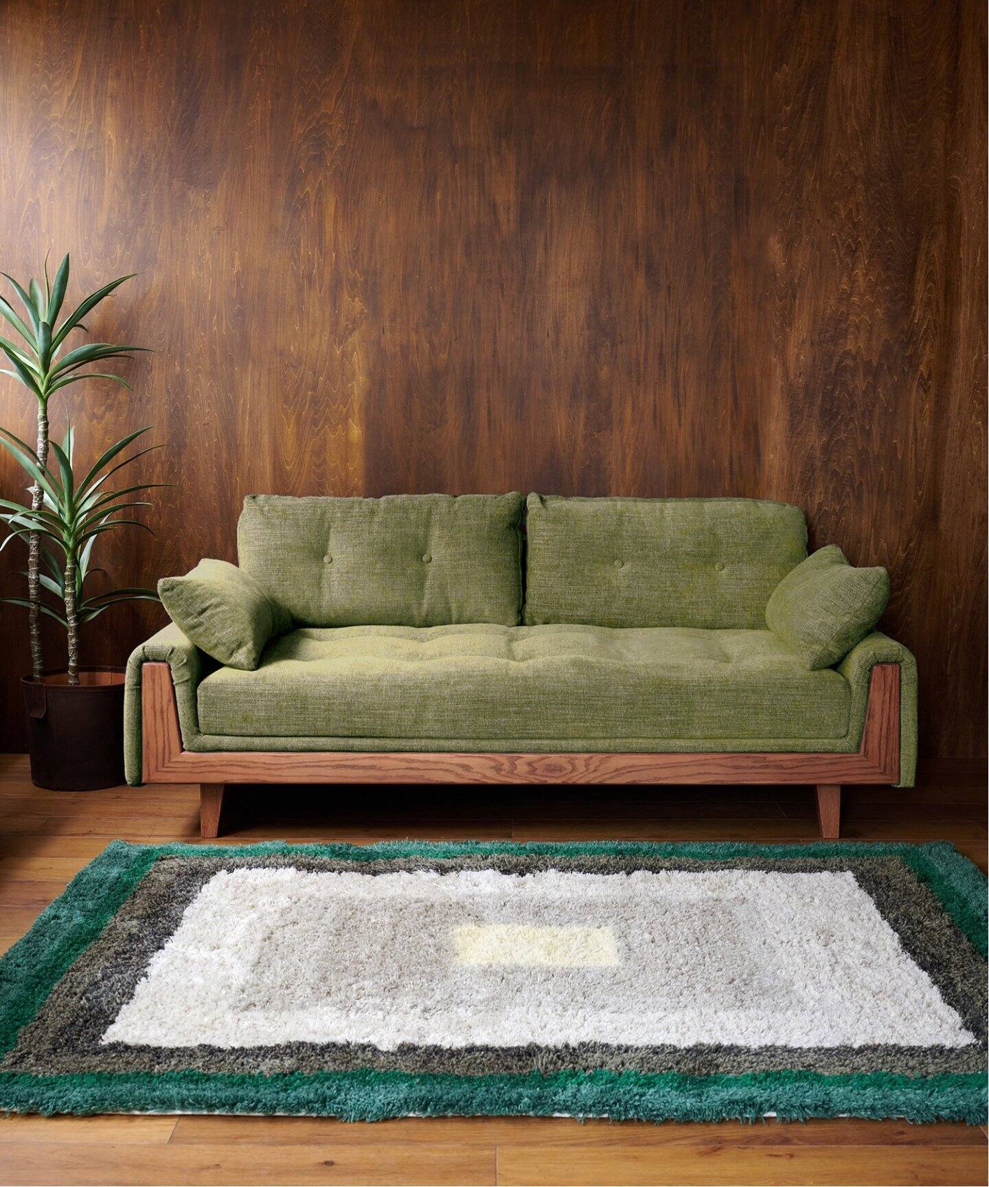 予約》《大型商品》WINDAN Feather SOFA 2nd GREEN ウィンダンフェザー 