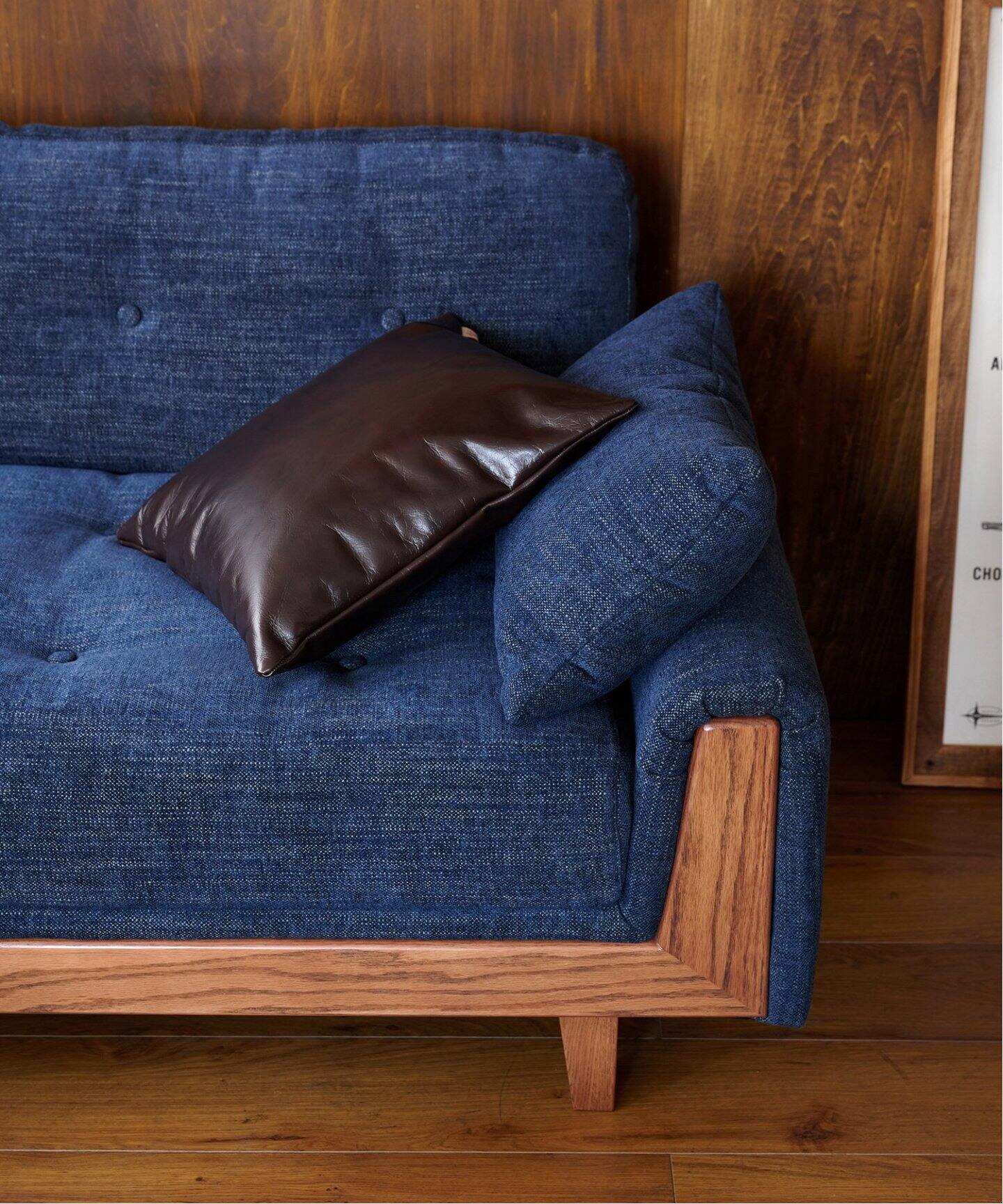 予約》《大型商品》WINDAN Feather SOFA 2nd NAVY ウィンダンフェザー 