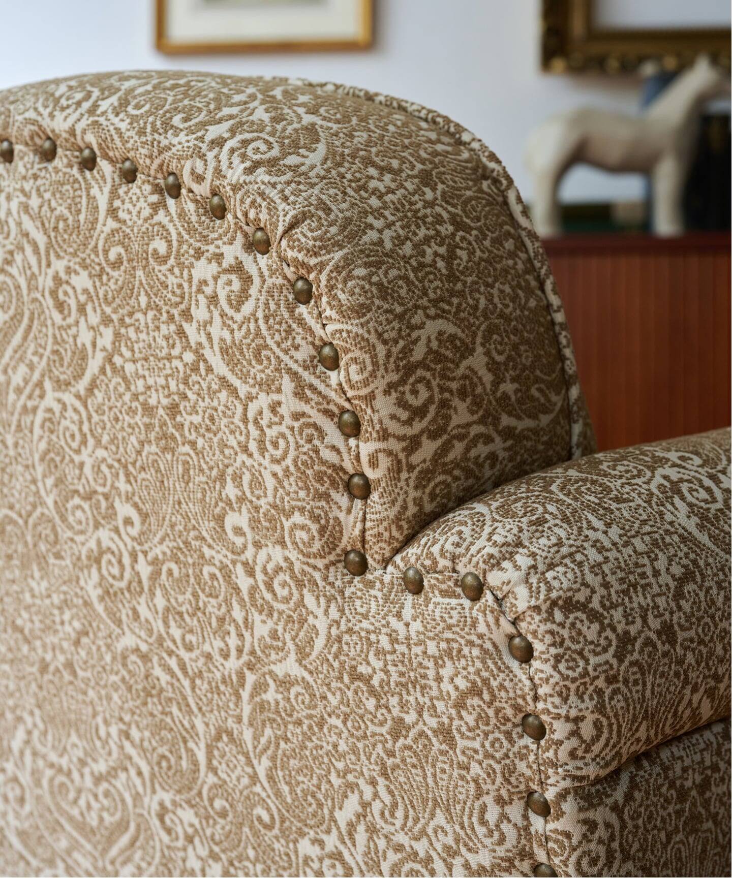 予約》《大型商品》【United Wallpaper】OAKS CLUB CHAIR