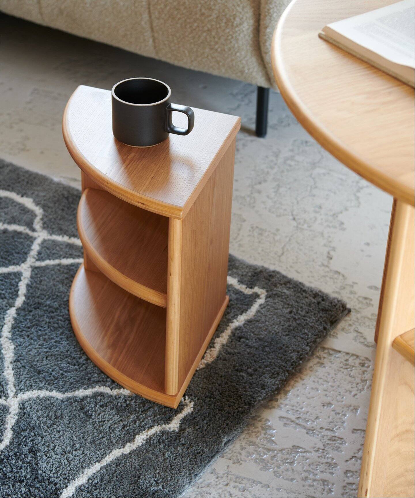 PORTO QUARTER TABLE natural サイドテーブル（テーブル）｜JOURNAL