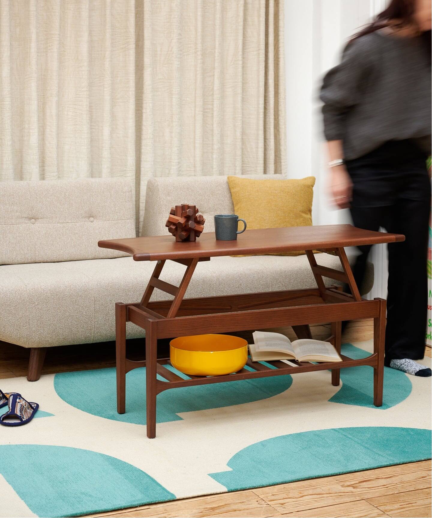 大型商品》ALVESTA LIFTING TABLE アルベスタ リフティングテーブル