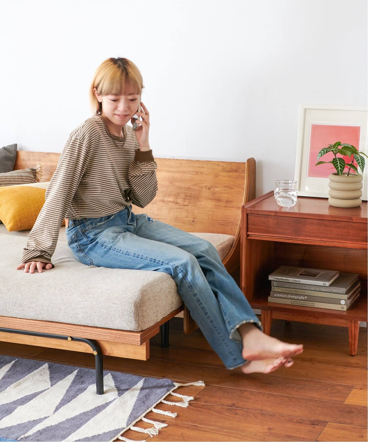 大型商品》TRESTLES NIGHT STAND トラッセルナイトスタンド（収納家具
