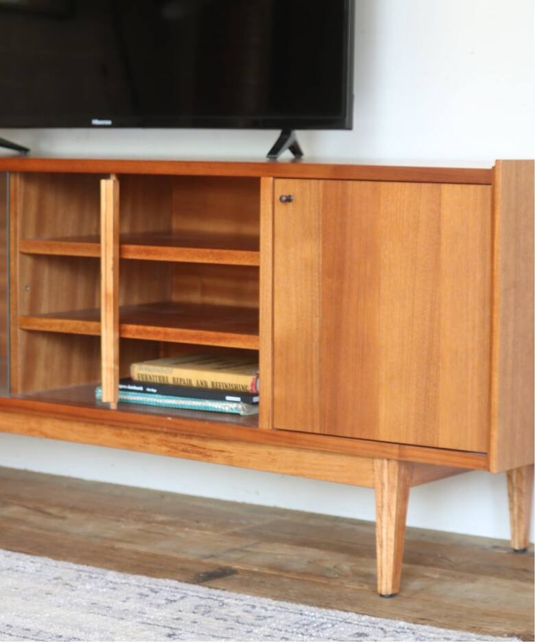 大型商品》TRESTLES TV BOARD W1800 トラッセルテレビボード（収納家具 