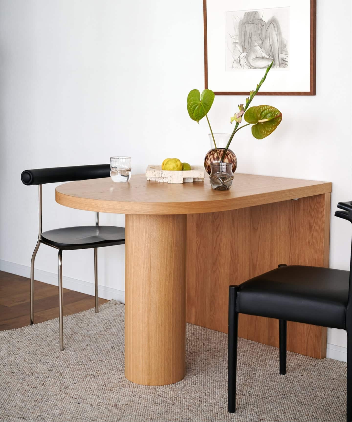 大型商品》PORTO DINING TABLE SMALL natural ポルト ダイニング