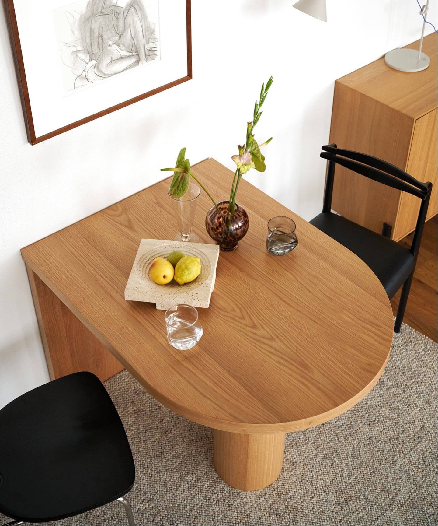 大型商品》PORTO DINING TABLE SMALL natural ポルト ダイニング