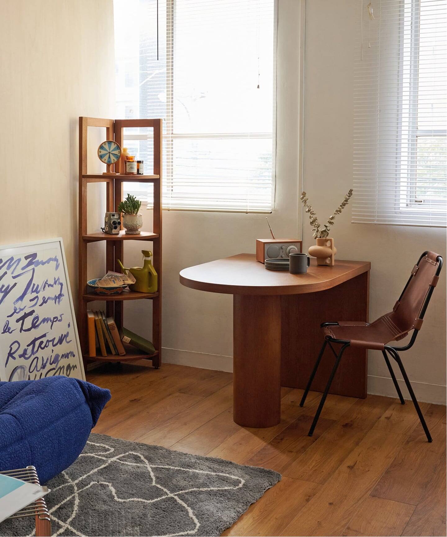 大型商品》PORTO DINING TABLE SMALL brown ポルト ダイニングテーブル